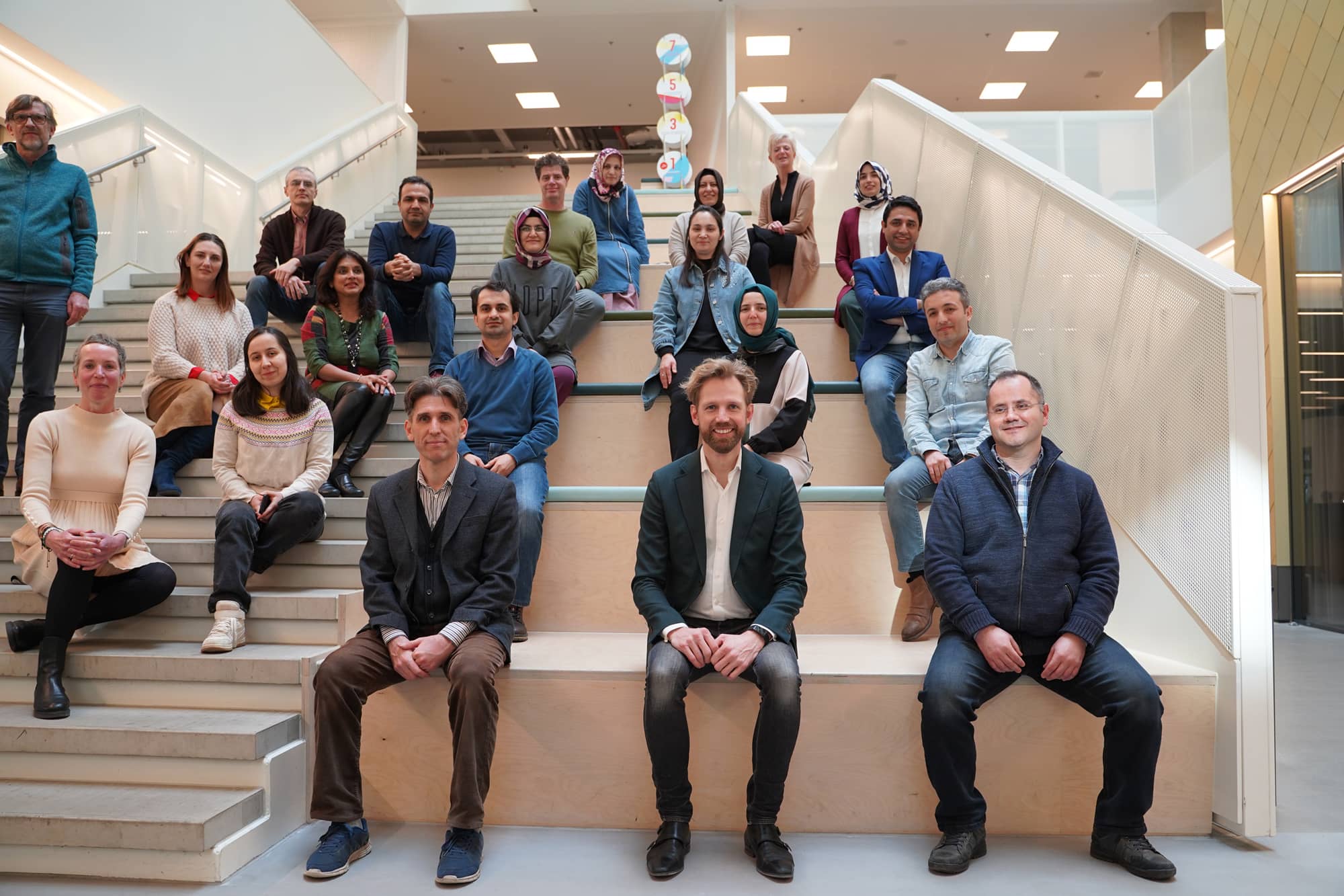 Wiersma spreekt vluchtelingen studenten op de Hogeschool Utrecht