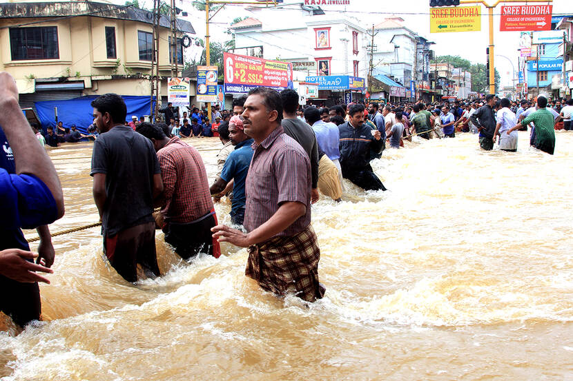 Overstromingen in India